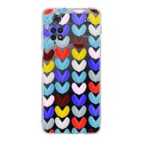 PrintiFy Poco M4 Pro 4G ile Uyumlu Water Color 1 Kamera Korumalı Şeffaf Kılıf