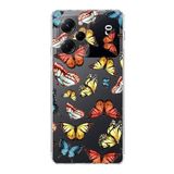 PrintiFy Poco X5 Pro 5G ile Uyumlu Water Color 2 Kamera Korumalı Şeffaf Kılıf