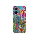 PrintiFy Poco X7 Pro ile Uyumlu Düşlerin Dansı serisi Folklorik Bahçe Tasarımlı Uv Baskılı Köşe Korumalı Antişok Kılıf