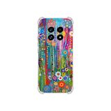PrintiFy Realme 13 Pro ile Uyumlu Düşlerin Dansı serisi Folklorik Bahçe Tasarımlı Uv Baskılı Köşe Korumalı Antişok Kılıf