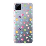 PrintiFy Realme C15 ile Uyumlu 1mm Slim Fit Water Color 6 Baskılı Şeffaf Kılıf