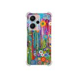 PrintiFy Redmi Note 13 Pro Plus ile Uyumlu Düşlerin Dansı serisi Folklorik Bahçe Tasarımlı Uv Baskılı Köşe Korumalı Antişok Kılıf