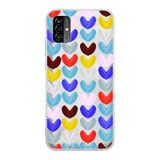 PrintiFy Reeder P13 Blue Max L 2022 ile Uyumlu 1mm Slim Fit Water Color 1 Baskılı Şeffaf Kılıf