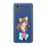 Printify Samsung Galaxy A01 Core Kamera Korumalı Kapak Vespagirl Tasarımlı Şeffaf Kılıf