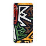 Printify Samsung Galaxy A01 Core Uyumlu Kamera Korumalı Kapak Grafiti F Tasarımlı Şeffaf Kılıf