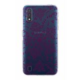 Printify Samsung Galaxy A01 Uyumlu Kamera Korumalı Kapak Nostalji Desen F Tasarımlı Şeffaf Kılıf