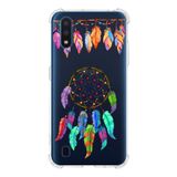 Printify Samsung Galaxy A01 Uyumlu Nazar Boncuğu 6 Baskılı Şeffaf Köşe Korumalı Antişok Kılıf