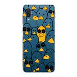 Printify Samsung Galaxy A02 Kamera Korumalı Kapak Duck Tasarımlı Şeffaf Kılıf