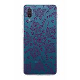Printify Samsung Galaxy A02 Uyumlu Kamera Korumalı Kapak Nostalji Desen F Tasarımlı Şeffaf Kılıf