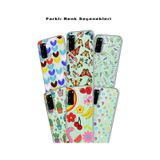 Printify Samsung Galaxy A02s İle Uyumlu 1mm Slim Fit Water Color 1 Baskılı Şeffaf Kılıf 048a