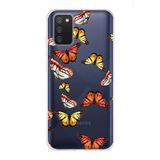 Printify Samsung Galaxy A02s İle Uyumlu 1mm Slim Fit Water Color 2 Baskılı Şeffaf Kılıf 048b