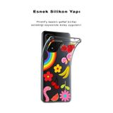 Printify Samsung Galaxy A02s İle Uyumlu 1mm Slim Fit Water Color 5 Baskılı Şeffaf Kılıf 048e
