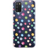 Printify Samsung Galaxy A02s İle Uyumlu 1mm Slim Fit Water Color 6 Baskılı Şeffaf Kılıf 048f