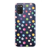 PrintiFy Samsung Galaxy A02s ile Uyumlu 1mm Slim Fit Water Color 6 Baskılı Şeffaf Kılıf