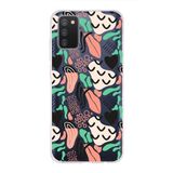 PrintiFy Samsung Galaxy A02s ile Uyumlu Kapak Memphis Desen - 1 Tasarımlı 1mm Fit Şeffaf Silikon Kılıf