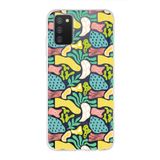 PrintiFy Samsung Galaxy A02s ile Uyumlu Kapak Memphis Desen - 3 Tasarımlı 1mm Fit Şeffaf Silikon Kılıf