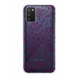 PrintiFy Samsung Galaxy A02s ile Uyumlu Kapak Nostalji Desen - F Tasarımlı 1mm Fit Şeffaf Silikon Kılıf