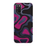 PrintiFy Samsung Galaxy A02s ile Uyumlu Kapak Renkli Desen D Siyah Tasarımlı 1mm Fit Şeffaf Silikon Kılıf