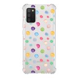 PrintiFy Samsung Galaxy A02s Uyumlu Water Color 6 Baskılı Şeffaf Köşe Korumalı Antişok Kılıf