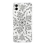 PrintiFy Samsung Galaxy A04 ile Uyumlu Kapak Nostalji Desen - B Tasarımlı 1mm Fit Şeffaf Silikon Kılıf