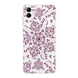 PrintiFy Samsung Galaxy A04 ile Uyumlu Kapak Nostalji Desen - F Tasarımlı 1mm Fit Şeffaf Silikon Kılıf