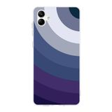PrintiFy Samsung Galaxy A04 ile Uyumlu Kapak Renk Cümbüşü E Mavi Tasarımlı 1mm Fit Şeffaf Silikon Kılıf