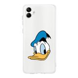 Printify Samsung Galaxy A04 Uyumlu Kamera Korumalı Kapak Donald Duck B Tasarımlı Şeffaf Kılıf