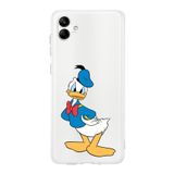 Printify Samsung Galaxy A04 Uyumlu Kamera Korumalı Kapak Donald Duck D Tasarımlı Şeffaf Kılıf