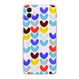 Printify Samsung Galaxy A04 Uyumlu Water Color 1 Baskılı Şeffaf Köşe Korumalı Antişok Kılıf