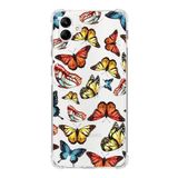 Printify Samsung Galaxy A04 Uyumlu Water Color 2 Baskılı Şeffaf Köşe Korumalı Antişok Kılıf