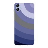 PrintiFy Samsung Galaxy A04E ile Uyumlu Kapak Renk Cümbüşü D Lila Tasarımlı 1mm Fit Şeffaf Silikon Kılıf