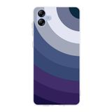 PrintiFy Samsung Galaxy A04E ile Uyumlu Kapak Renk Cümbüşü E Mavi Tasarımlı 1mm Fit Şeffaf Silikon Kılıf