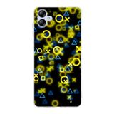 Printify Samsung Galaxy A04e Uyumlu Kamera Korumalı Kapak Grafiti E Tasarımlı Şeffaf Kılıf