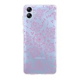 Printify Samsung Galaxy A04e Uyumlu Kamera Korumalı Kapak Nostalji Desen C Tasarımlı Şeffaf Kılıf