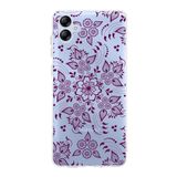 Printify Samsung Galaxy A04e Uyumlu Kamera Korumalı Kapak Nostalji Desen F Tasarımlı Şeffaf Kılıf