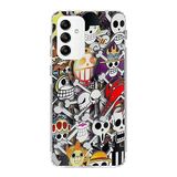 PrintiFy Samsung Galaxy A04S ile Uyumlu Kapak Anime Tasarımlı 1mm Fit Şeffaf Silikon Kılıf