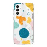 PrintiFy Samsung Galaxy A04S ile Uyumlu Kapak Grunge Tasarımlı 1mm Fit Şeffaf Silikon Kılıf
