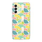 PrintiFy Samsung Galaxy A04S ile Uyumlu Kapak Memphis Desen - C Tasarımlı Kamera Korumalı Şeffaf Silikon Kılıf