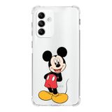 Printify Samsung Galaxy A04S Köşe Korumalı Antişok Kapak Mickey Mouse Tasarımlı Şeffaf Kılıf