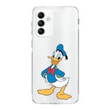 Printify Samsung Galaxy A04S Uyumlu Kamera Korumalı Kapak Donald Duck C Tasarımlı Şeffaf Kılıf
