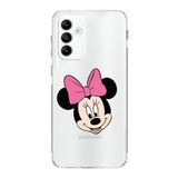 Printify Samsung Galaxy A04S Uyumlu Kamera Korumalı Kapak Minnie Mouse C Tasarımlı Şeffaf Kılıf