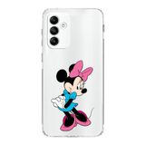 Printify Samsung Galaxy A04S Uyumlu Kamera Korumalı Kapak Minnie Mouse F Tasarımlı Şeffaf Kılıf