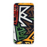 Printify Samsung Galaxy A10 Uyumlu Kamera Korumalı Kapak Grafiti F Tasarımlı Şeffaf Kılıf