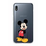 Printify Samsung Galaxy A10 Uyumlu Kamera Korumalı Kapak Mickey Mouse B Tasarımlı Şeffaf Kılıf