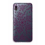 Printify Samsung Galaxy A10 Uyumlu Kamera Korumalı Kapak Nostalji Desen F Tasarımlı Şeffaf Kılıf