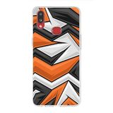 PrintiFy Samsung Galaxy A10s ile Uyumlu Kapak Grafiti Style Tasarımlı 1mm Fit Şeffaf Silikon Kılıf