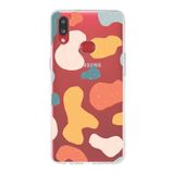 PrintiFy Samsung Galaxy A10s ile Uyumlu Kapak Grunge Tasarımlı 1mm Fit Şeffaf Silikon Kılıf