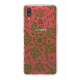 PrintiFy Samsung Galaxy A10s ile Uyumlu Kapak Nostalji Desen - A Tasarımlı 1mm Fit Şeffaf Silikon Kılıf