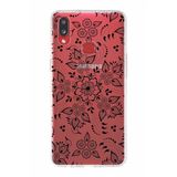 PrintiFy Samsung Galaxy A10s ile Uyumlu Kapak Nostalji Desen - B Tasarımlı 1mm Fit Şeffaf Silikon Kılıf