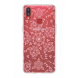 PrintiFy Samsung Galaxy A10s ile Uyumlu Kapak Nostalji Desen - C Tasarımlı 1mm Fit Şeffaf Silikon Kılıf